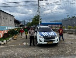 Sat Lantas Polres Polman Laksanakan Pengawalan Porseni SMP dan MTs Se-Kabupaten Polman